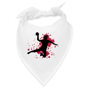 Handball Sprungwurf Tor - Bandana - Weiß - Vorne