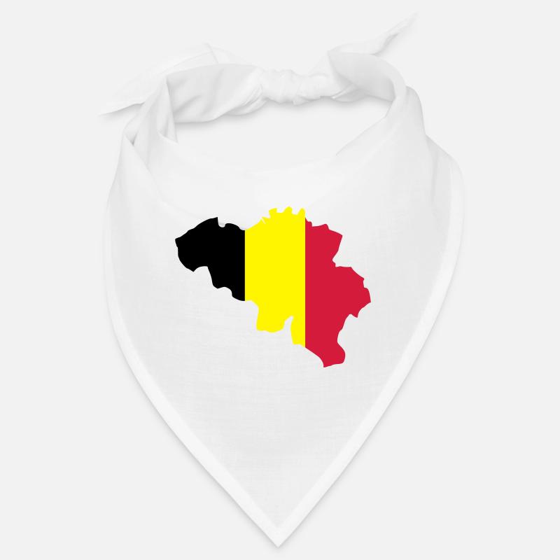 Belgique - Bandana - blanc
