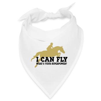 Springpferd - Bandana - Weiß - Vorne