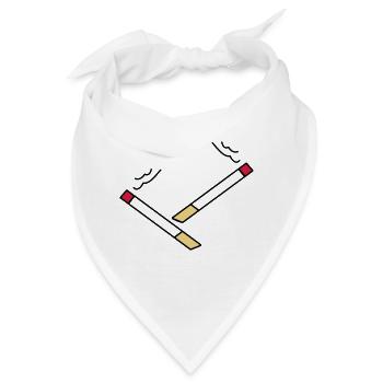 zigarette5 - Bandana - Weiß - Vorne