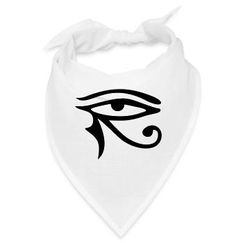 Eye of Horus - Bandana - Weiß - Vorne