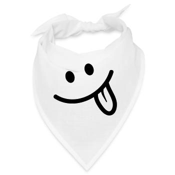 Smile - Bandana - Weiß - Vorne