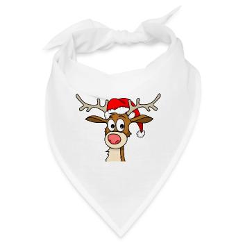 Rentier - Bandana - Weiß - Vorne