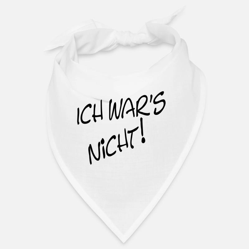 ICH WAR'S NICHT! Bandana