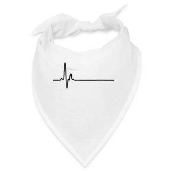 flatline profession - Bandana - Weiß - Vorne