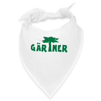 Gärtner - Bandana - Weiß - Vorne