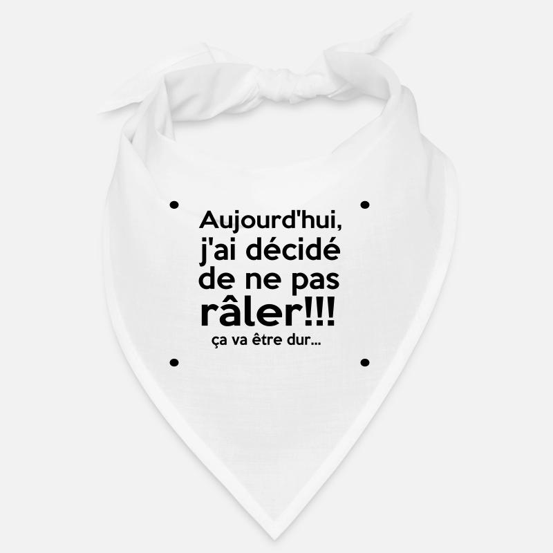 j'ai décidé de... - Bandana - blanc
