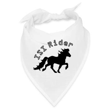Islandpferd ISI Rider Pferdesport Tölten - Bandana - Weiß - Vorne