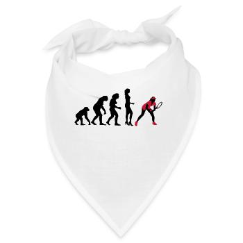 evolution_female_tennis_2c - Bandana - Weiß - Vorne