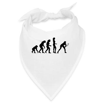 evolution_female_tennis_a_1c - Bandana - Weiß - Vorne