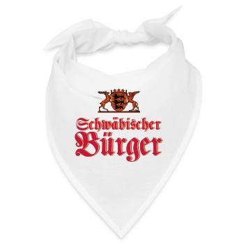 Schwäbischer Bürger - Bandana - Weiß - Vorne