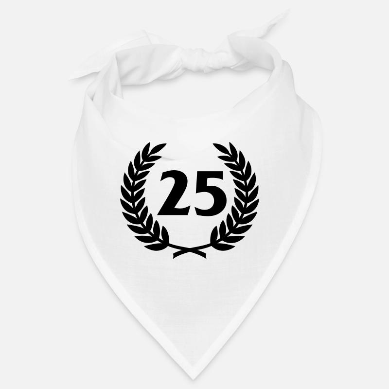 Couronne de laurier et le numéro (25) Bandana