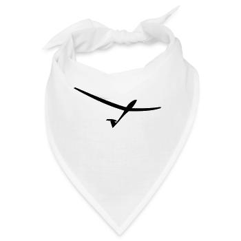 segelflugzeug schnell - Bandana - Weiß - Vorne