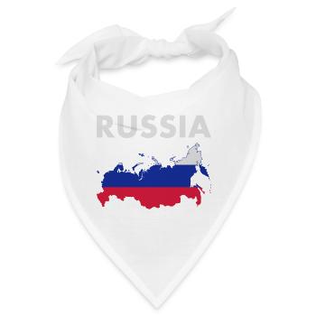 Russland - Bandana - Weiß - Vorne