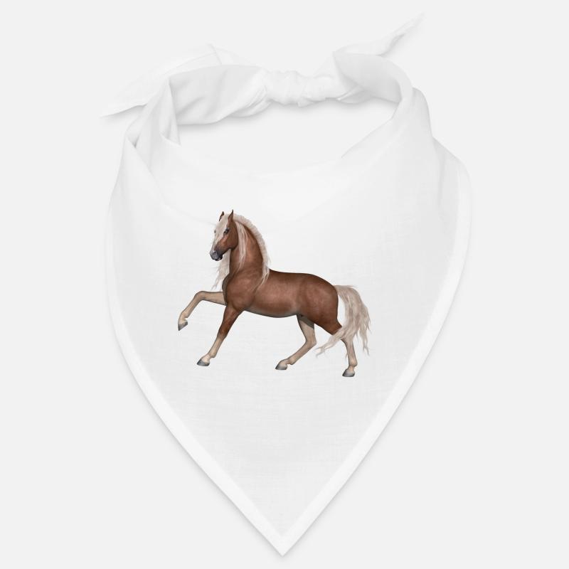 Cheval - Bandana - blanc