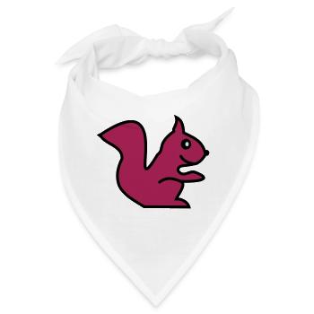 squirrel - Bandana - Weiß - Vorne