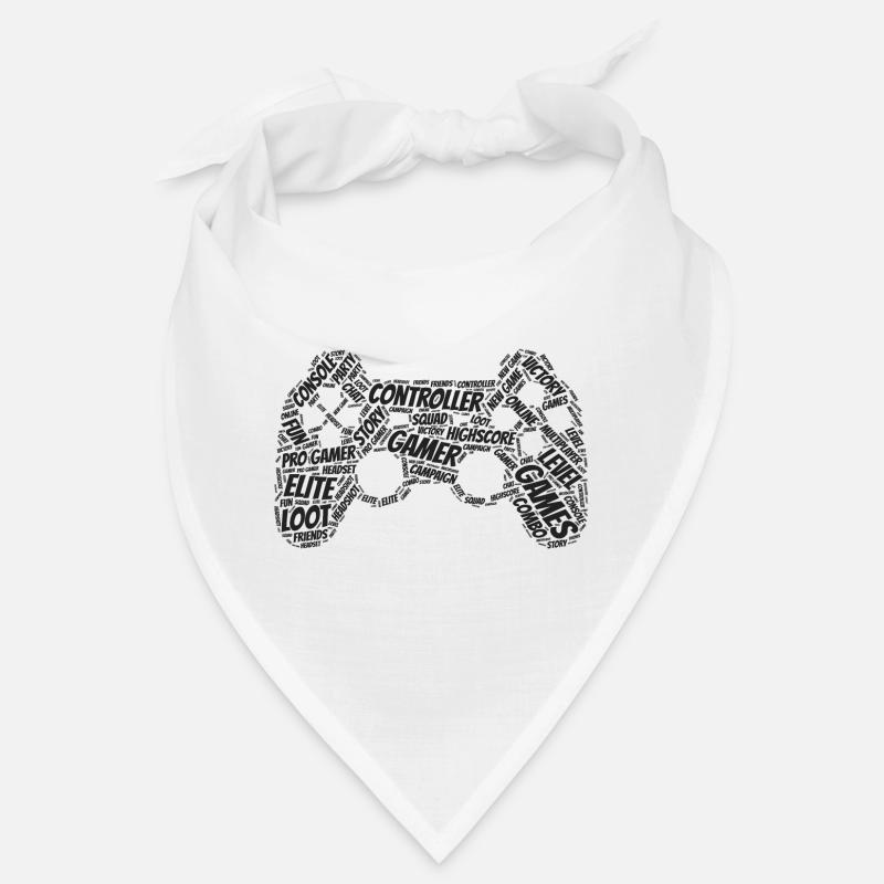 game controller wordart Bandana