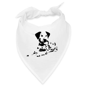 dalmatien_1 - Bandana - Weiß - Vorne