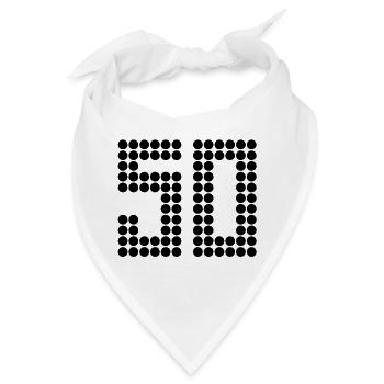 50 - Bandana - Weiß - Vorne
