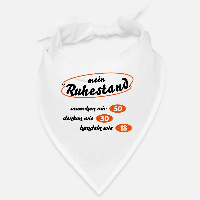 Rentner - Bandana - Weiß