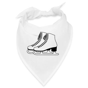 Schlittschuhe - Bandana - Weiß - Vorne