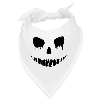 halloween - Bandana - Weiß - Vorne