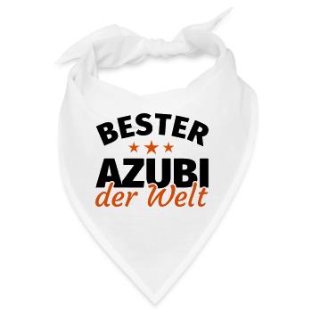 Azubi - Bandana - Weiß - Vorne