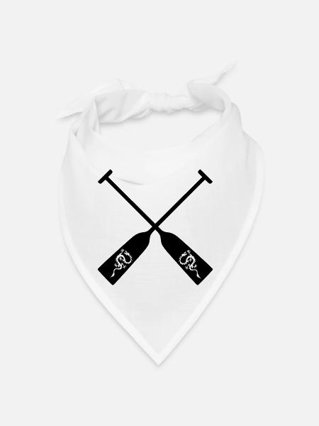 Dragon Boat Paddle pour tous les pilotes de bateau-dragon - Bandana - blanc