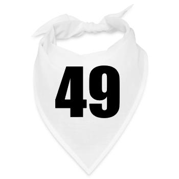 49 - Bandana - Weiß - Vorne