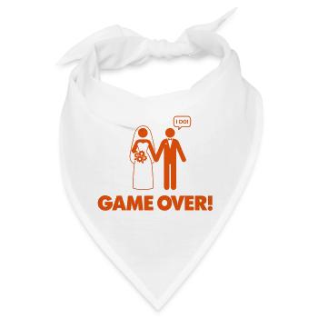 Spiel beendet. Ich bin verheiratet. - Bandana - Weiß - Vorne