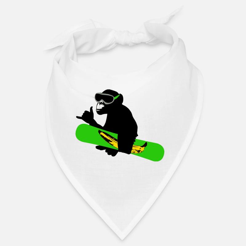 planche à neige singe Bandana