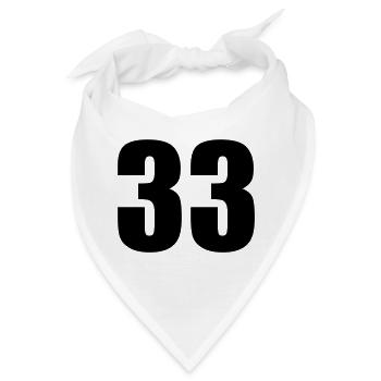 33 - Bandana - Weiß - Vorne