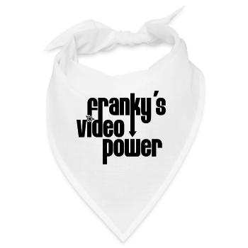 Franky´s Video Power - Bandana - Weiß - Vorne