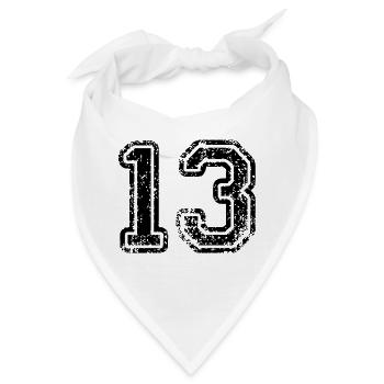 13 - Bandana - Weiß - Vorne