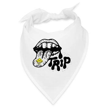 Ecstasy Trip - Bandana - Weiß - Vorne