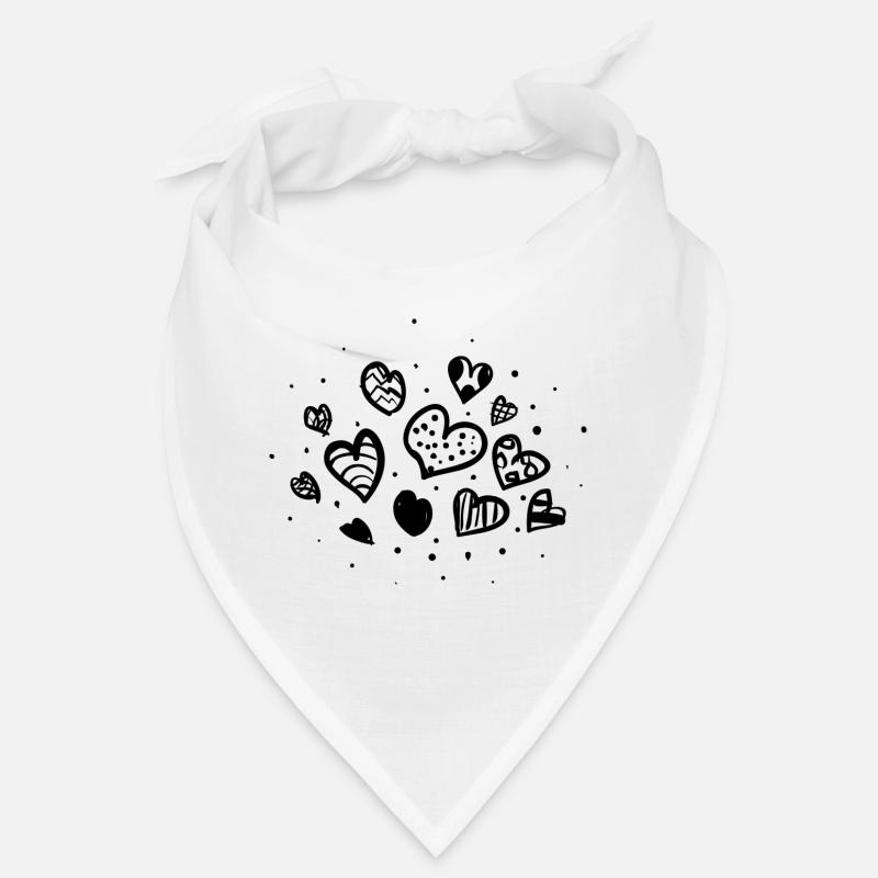 Coeurs partout Bandana