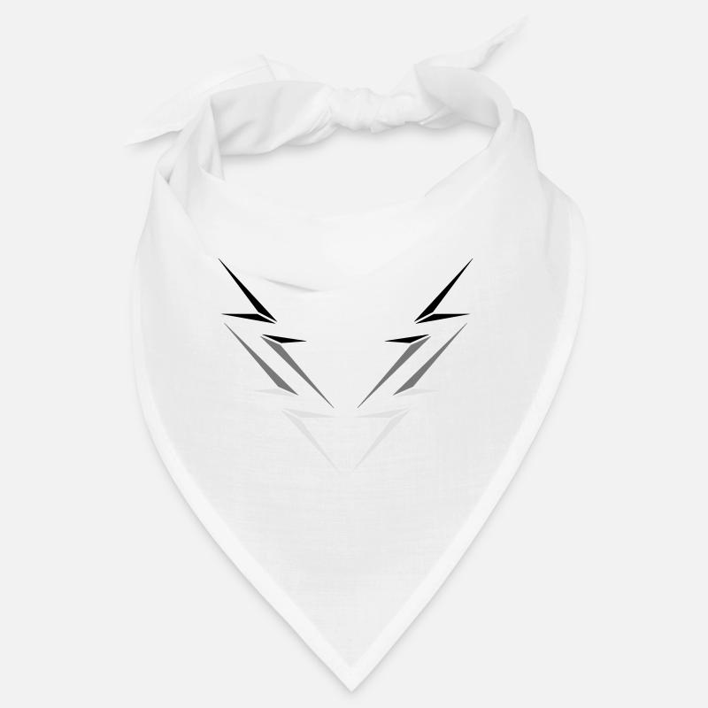 pattern strokes electric shock danger sign lightning sym Bandana