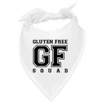 GLUTEN FREE SQUAD (b) - Bandana - Weiß - Vorne