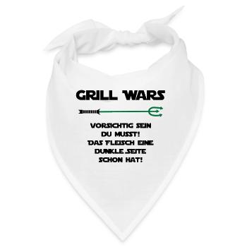 Grill Wars - Bandana - Weiß - Vorne