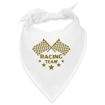 racing_team - Bandana - Weiß - Vorne