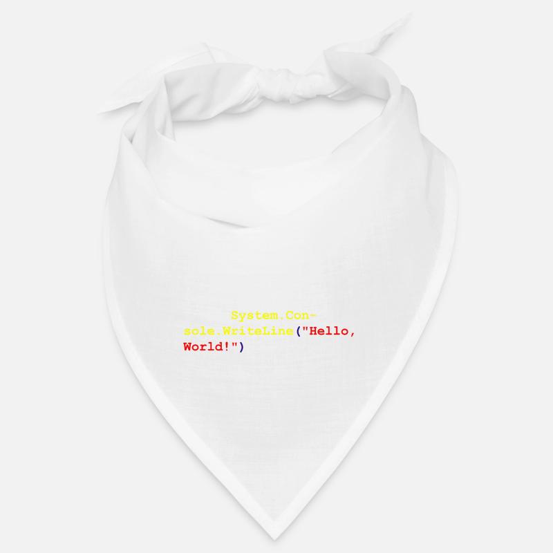 Hello World C # Sharp developer program gift Bandana