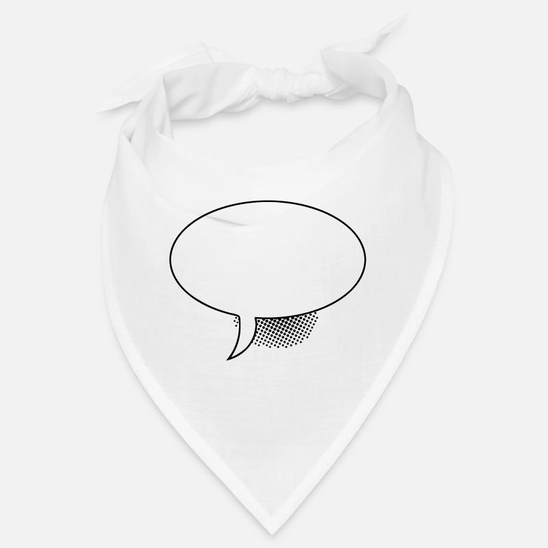 Sprechblase Oval Bandana