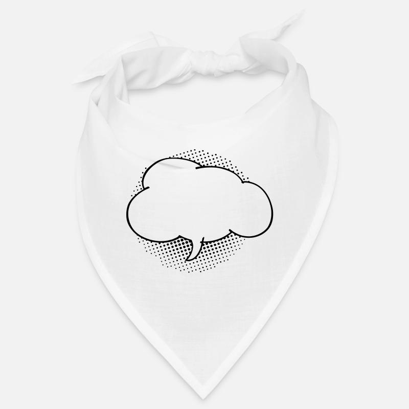 Sprechblase Wolke Bandana