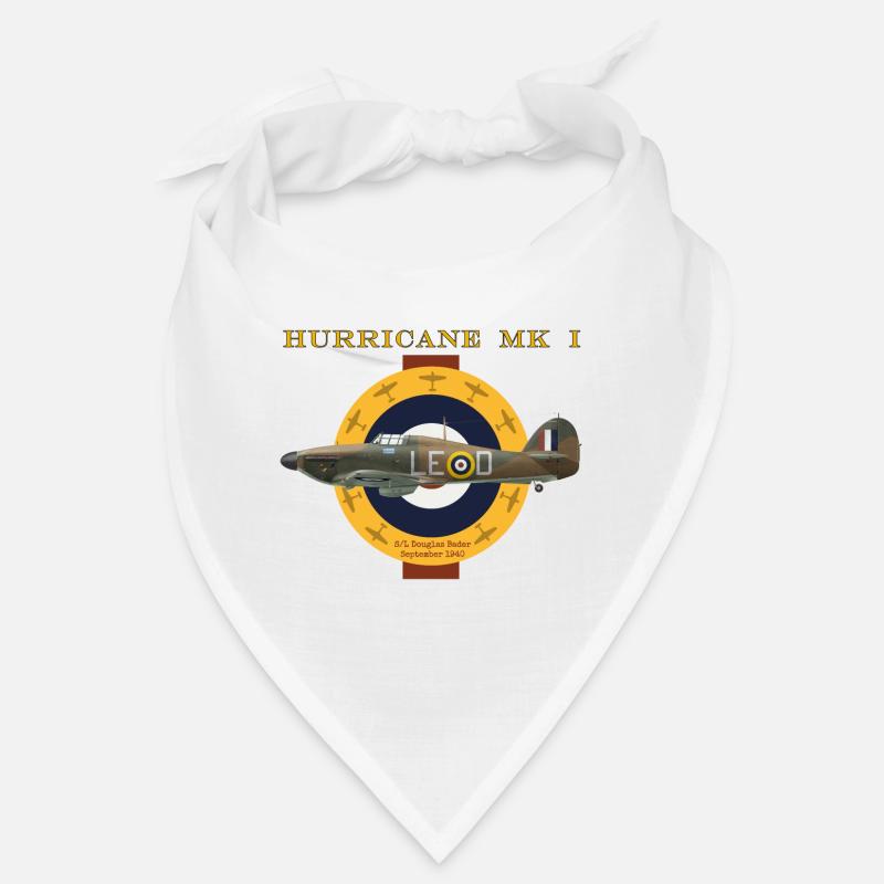 Hurricane Mk I Bader - Bandana - blanc
