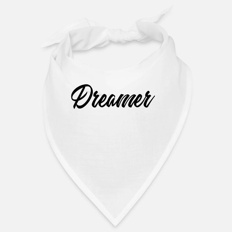 Simply a dreamer typography design - Bandana - white