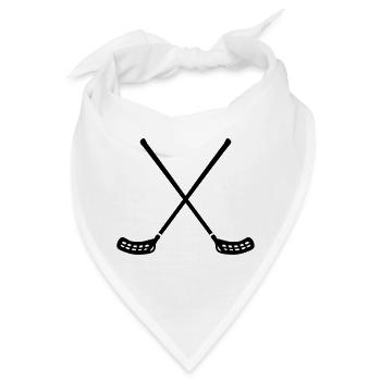 Floorball - Bandana - Weiß - Vorne