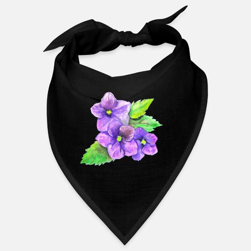 Three Violets Bandana