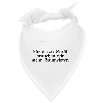 Gerät Stronghold Strategie Baumeister V1 (b) - Bandana - Weiß - Vorne