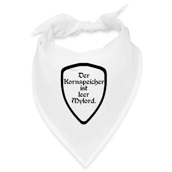 Der Kornspeicher ist leer Mylord V2 (b) - Bandana - Weiß - Vorne