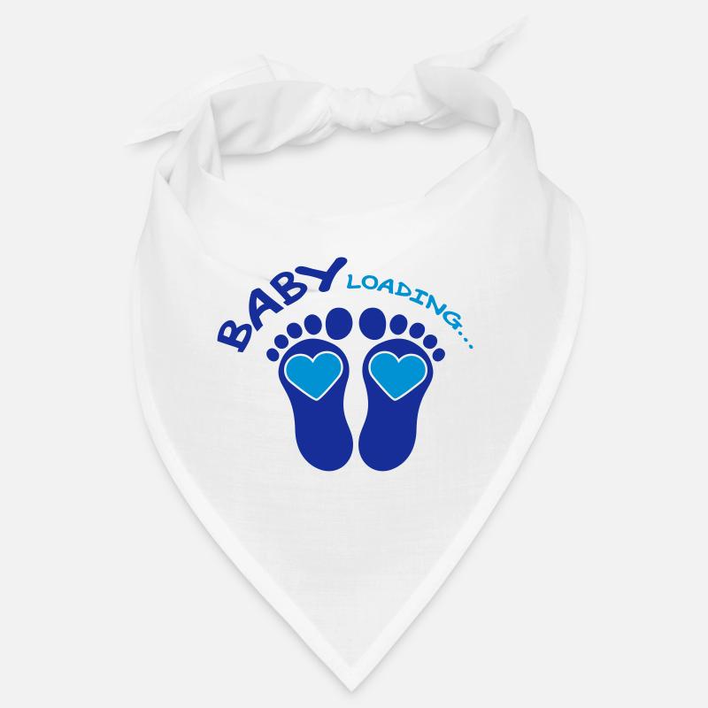 Baby Loading Blue Bandana